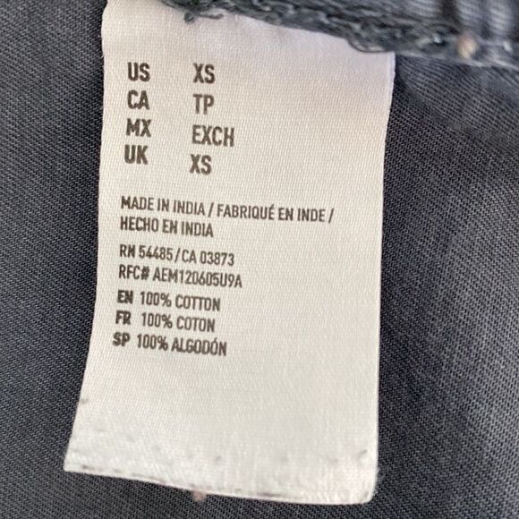 ❤️Last Chance American Eagle Outfitters 100% cotton utility zip up jacket sizeXS - Picture 8 of 11